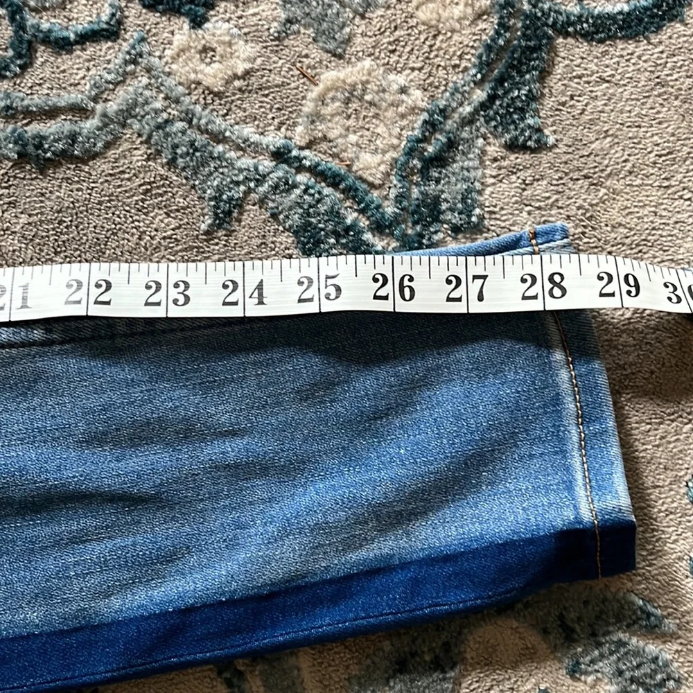 BDG Urban Outfitters Twig High Rise Skinny Jeans with dark wash side stripe 28W